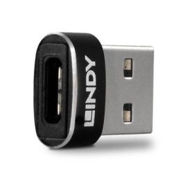 Adaptor Lindy LY-41884, USB 2.0 Type A to Type C, negru LINDY - 1