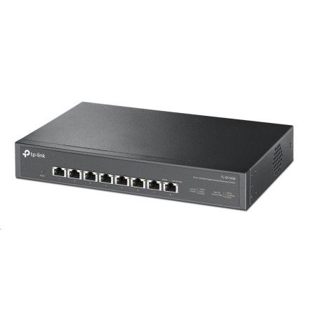 "8-Port 10G Multi-Gigabit Switch PORT: 8× 10G RJ45 Ports SPEC: 1U 13-inch Rack-mountable Steel Case FEATURE: Plug and Play" TP-L