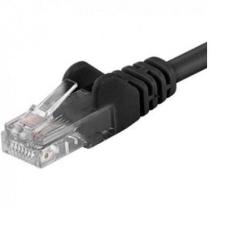 Patchcord UTP RJ45-RJ45 Cat.6 0.25m negru,UTP-6-0.25-BK, pachcord din cupru OTHER - 1