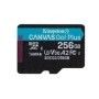 Card de Memorie MicroSD Kingston Canvas GO Plus, 256GB, Adaptor SD, Class 10 KINGSTON - 4