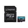 Card de Memorie MicroSD Kingston Canvas GO Plus, 128GB, Adaptor SD, Class 10 KINGSTON - 2