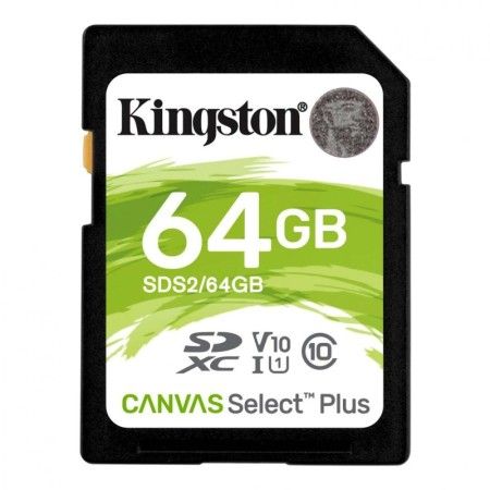 Card de Memorie SD Kingston Canvas Select Plus 64GB, Class 10 KINGSTON - 1