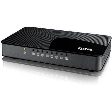 Switch Zyxel GS-108S v2, 8 port, 10/100/1000 Mbps ZYXEL - 1