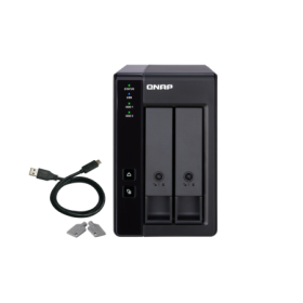 Extensie USB QNAP TR-002 2-Bay, 2.5/3.5 SATA 6Gbps HDD (neincluse), 1xUSB3.11 (type-c), tower, PSU adaptor 36W, garantie 2 ani Q
