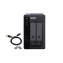 Extensie USB QNAP TR-002 2-Bay, 2.5/3.5 SATA 6Gbps HDD (neincluse), 1xUSB3.11 (type-c), tower, PSU adaptor 36W, garantie 2 ani Q