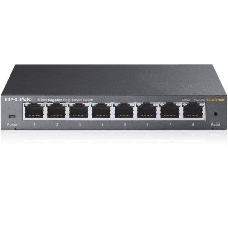 Switch TP-Link TL-SG108E, 8 port, 10/100/1000 Mbps TP-LINK - 1