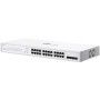 Switch TP-Link cu 28 de porturi, 24× Gigabit 802.3af/at PoE+ ports si 4× Gigabit SFP slots, capacitate switch 56 Gbps, dimensiun