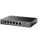 "6-Port Gigabit Desktop Switch with 3-Port PoE+ and 1-Port PoE++ PORT: 1× Gigabit PoE++ Port, 3× Gigabit PoE+ Ports, 2x Gigabit 