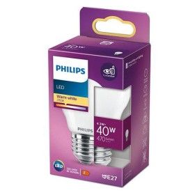 Bec LED Philips Classic P45, EyeComfort, E27, 4.3W (40W), 470 lm, luminacalda (2700K), mat PHILIPS - 1