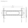 Suport TV de perete Serioux TV73-48F, compatibilitate  dimensiune ecran: 43"-90", compatibilitate VESA:50x50, 75x75, 100x100, 10