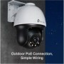 "TP-LINK VIGI 4MP Outdoor PAN/TILT Network Camera,VIGI C540(4mm), 1/3""Progressive Scan CMOS, obiectiv: 4mm, F1.6,  unghi vizual