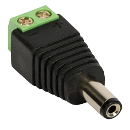 Conector de alimentare tata, 12V, cu surub SDC-CAT SDC - 1