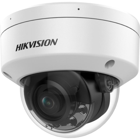 Camera de supraveghere IP Dome 8MP Hikvision DS-2CD2187G2H-LISU(2.8MM) (EF), lentila fixa 2.8mm, iluminare min: Color: 0.0005 Lu