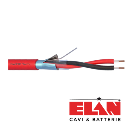 Cablu de incendiu E120 - 1x2x0.8mm, 100m ELN120-1x2x08 ELAN - 1