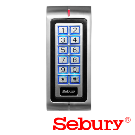 Controler stand-alone cu tastatura si cititor card, carcasa antivandal - SEBURY SEB-K2 SEBURY - 1