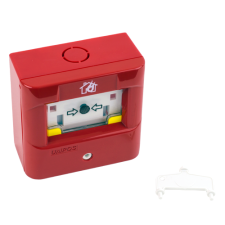 Buton conventional de alarmare incendiu - UNIPOS FD3050N UNIPOS - 1