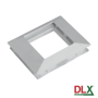 Rama alba simpla pentru aparataj 45x45 mm (2 module) - DLX DLX-102-11 DLX - 1