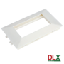 Rama alba dubla pentru aparataj 45x45 mm (4 module) - DLX DLX-102-12 DLX - 1