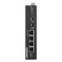 Switch 4 porturi Gigabit PoE, 2 porturi uplink SFP - HIKVISION DS-3T0506HP-E-HS HIKVISION - 1