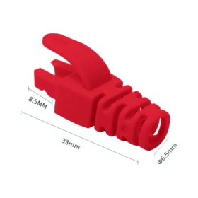 Manson protectie mufa RJ45 rosu (100buc) RJ45-CAP-RD ASYTECH Networking - 1