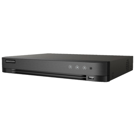 DVR AcuSense 8 ch. video 8MP, Analiza video, AUDIO 'over coaxial', Alarma in-out - HIKVISION iDS-7208HUHI-M1-SA HIKVISION - 1