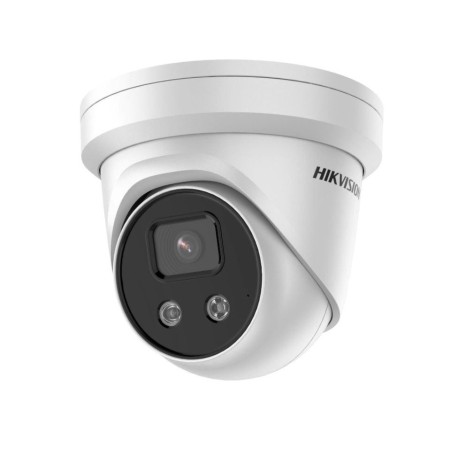 Camera supraveghere Hikvision IP turret DS-2CD2346G2-IU(2.8mm)C, 4MP, Acusens - filtrarea alarmelor false dupa corpul uman si ma