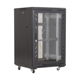 Rack podea 22U 19'' 600x800, capacitate incarcare 500 Kg, negru - ASYTECH Networking ASY-22U-6080E ASYTECH Networking - 1