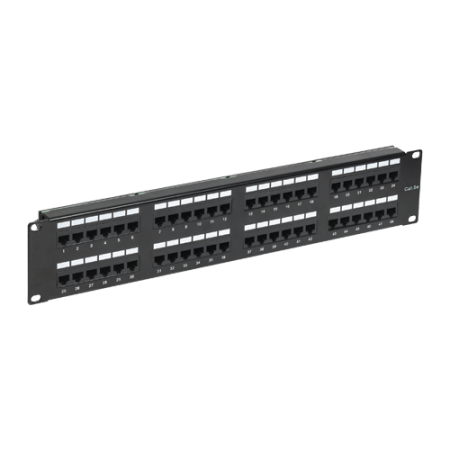 Patch Panel 2U, UTP cat5e, 48 porturi RJ45 - ASYTECH Networking ASY-PP-UTP5E-48 ASYTECH Networking - 1