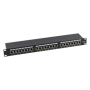 Patch Panel 1U, FTP cat5e, 24 porturi RJ45 - ASYTECH Networking ASY-PP-FTP5E-24 ASYTECH Networking - 1