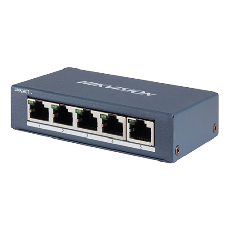 Switch 5 porturi Gigabit  - HIKVISION DS-3E0505-E HIKVISION - 1