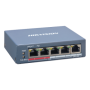 Switch 4 porturi PoE, 1 port uplink RJ45, SMART Management - HIKVISION DS-3E1105P-EI HIKVISION - 1