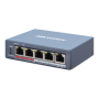 Switch 4 porturi PoE, 1 port uplink RJ45, SMART Management - HIKVISION DS-3E1105P-EI HIKVISION - 2