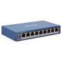 Switch 8 porturi PoE, 1 port uplink RJ45, SMART Management - HIKVISION DS-3E1309P-EI HIKVISION - 1