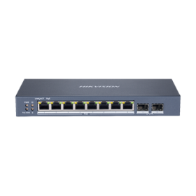 Switch 8 porturi Gigabit PoE, 2 port SFP uplink, SMART Management - HIKVISION DS-3E1510P-SI HIKVISION - 1