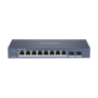 Switch 8 porturi Gigabit PoE, 2 port SFP uplink, SMART Management - HIKVISION DS-3E1510P-SI HIKVISION - 1