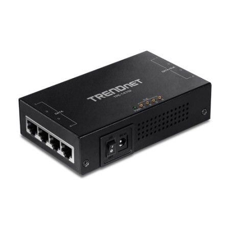 Injector Gigabit 4 x PoE+, putere 65W - TRENDnet TPE-147GI TRENDnet - 1