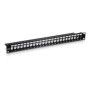 Patch Panel ecranat 24 porturi blank keystone 1U - TRENDnet TC-KP24S TRENDnet - 1