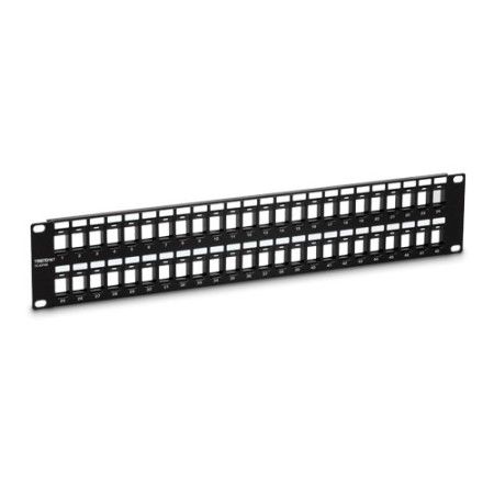 Patch Panel 48 porturi blank keystone 2U - TRENDnet TC-KP48 TRENDnet - 1