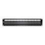 Patch Panel ecranat 48 porturi blank keystone 2U - TRENDnet TC-KP48S TRENDnet - 2