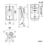 Suport de perete detector PIR (alb) - OPTEX CA-1W-W OPTEX - 2