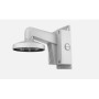 Suport de montaj pe perete cu doza de conexiuni Hikvision DS-1473ZJ- 155B, material aliaj de aluminiu, dimensiuni: Ø 155 mm × 24