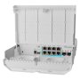 Smart Switch outdoor, 8 x Gigabit (7 PoE in), 2 x SFP+ 10Gbps - Mikrotik CSS610-1Gi-7R-2S+OUT MIKROTIK - 1