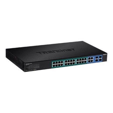 Switch 28 porturi Gigabit Web Smart, 24 x PoE+, 4 x Gigabit/SFP - TRENDnet TPE-2840WS TRENDnet - 1