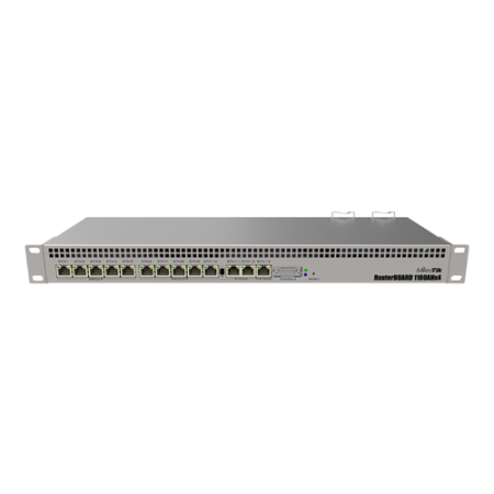 Router 13 x Gigabit, RouterOS L6, 1U, Dual PSU - MikroTik RB1100x4 MIKROTIK - 1