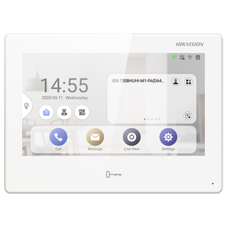 Statie All-in-one TCP/IP Wireless, Touch Screen TFT LCD 7-inch - HIKVISION DS-KH9310-WTE1 HIKVISION - 1