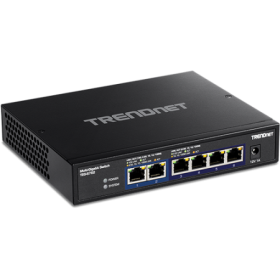 Switch 6 porturi, 4 x 2.5G si 2 x 10G , Fanless - TRENDnet TEG-S762 TRENDnet - 1