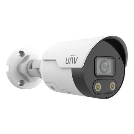 Camera IP 2MP, Lumina alba si Smart IR 30M, lentila 2.8mm, Microfon si speaker, IP67, PoE - UNV IPC2122LE-ADF28KMC-WL UNIVIEW - 