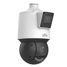 Camera Dual-lens IP, PTZ, 4MP, 25X, IR100m&WL30m, AutoTracking, Audio, Alarm, PoE, IP66 - UNV IPC94144SFW-X25-F40C UNIVIEW - 1