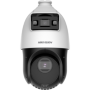 TandemVu, DarkFighter si ColorVu - camera IP, 4MP, lentila 2.8mm SI 4.8~72mm, 15X, WL 30m, IR 100m, Audio, Alarma, PoE+, IP66 - 