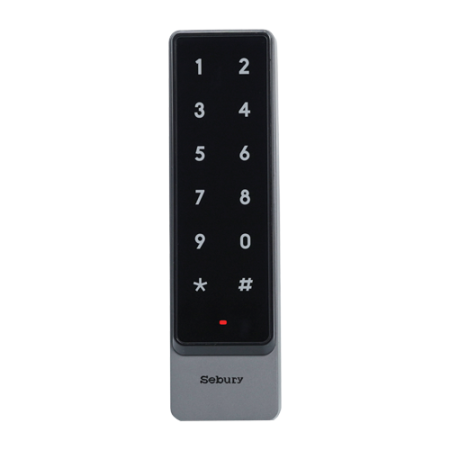 Controler stand-alone cu tastatura touch si cititor card EM 125kHz + Mifare 13.56MHz, carcasa antivandal - SEBURY SEB-sTouch2s S